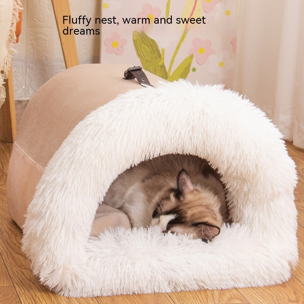 New Splice Portable Pet Nest Autumn And Winter Warm Dog & Cat