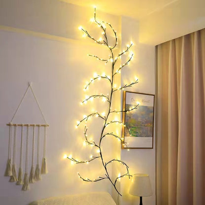 Christmas Light Flexible DIY Willow Vine Branch LED For Room Wall Wedding Party Decor