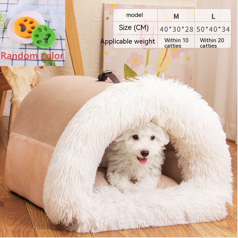 New Splice Portable Pet Nest Autumn And Winter Warm Dog & Cat