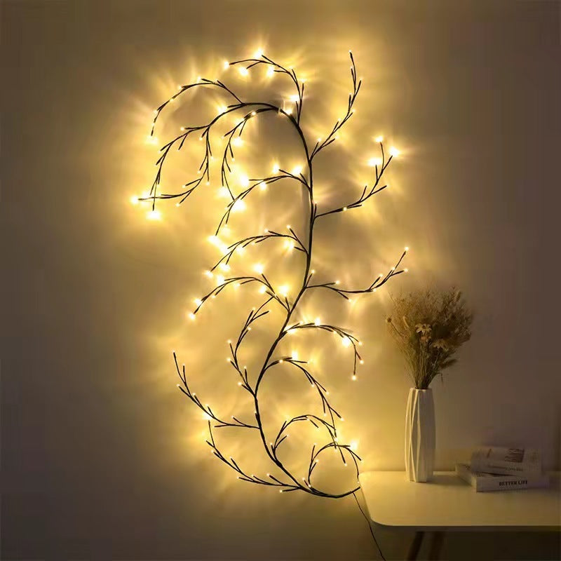 Christmas Light Flexible DIY Willow Vine Branch LED For Room Wall Wedding Party Decor