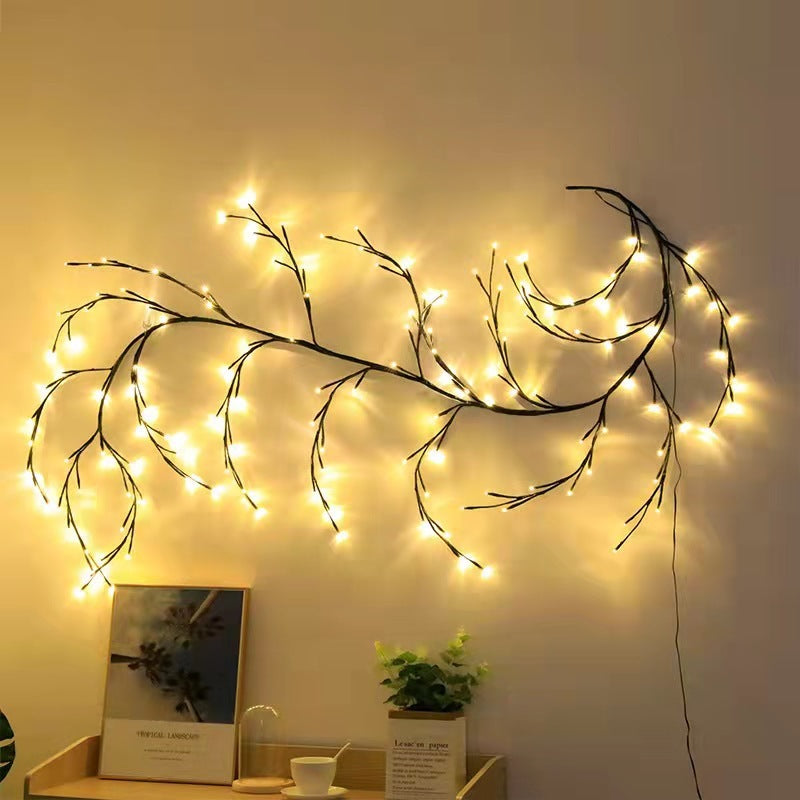 Christmas Light Flexible DIY Willow Vine Branch LED For Room Wall Wedding Party Decor