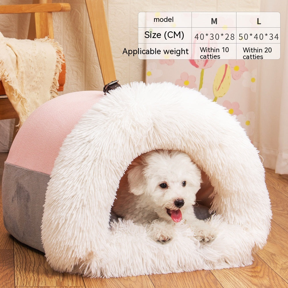 New Splice Portable Pet Nest Autumn And Winter Warm Dog & Cat