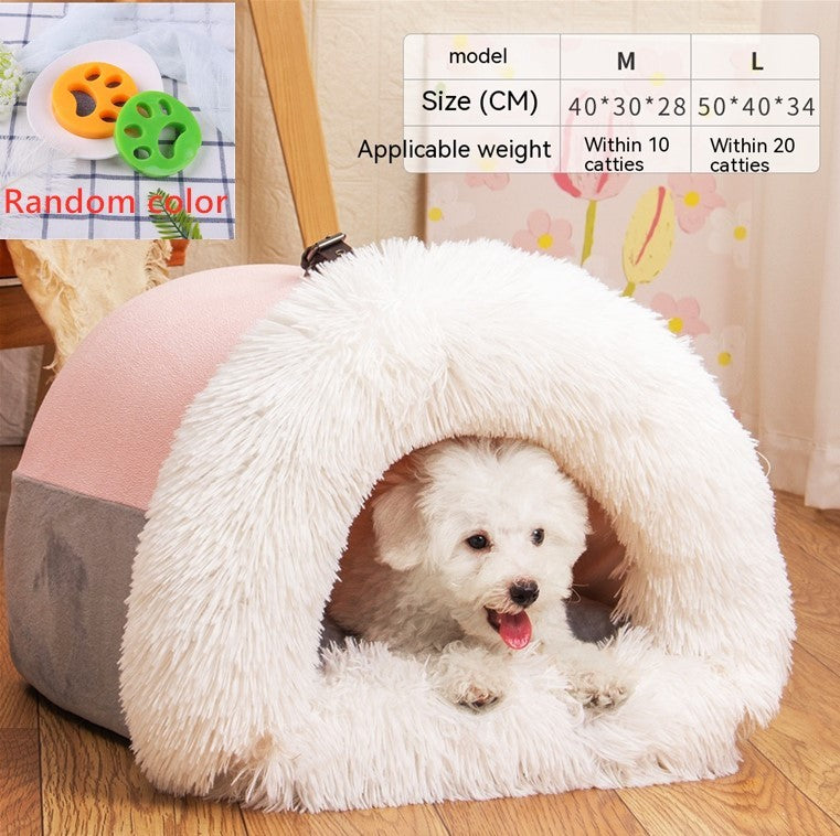 New Splice Portable Pet Nest Autumn And Winter Warm Dog & Cat