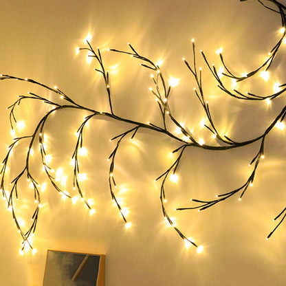 Christmas Light Flexible DIY Willow Vine Branch LED For Room Wall Wedding Party Decor