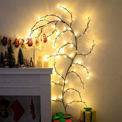 Christmas Light Flexible DIY Willow Vine Branch LED For Room Wall Wedding Party Decor